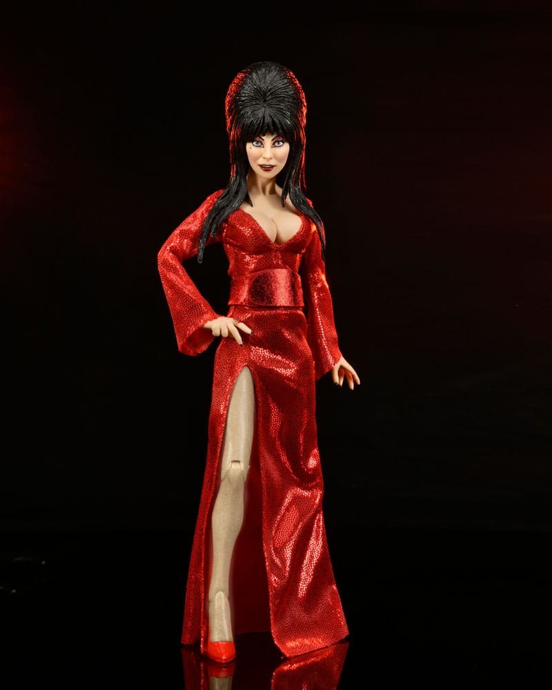 NECA | Elvira Mistress of the Dark - sběratelská figurka Elvira (Red, Fright, and Boo) 20 cm