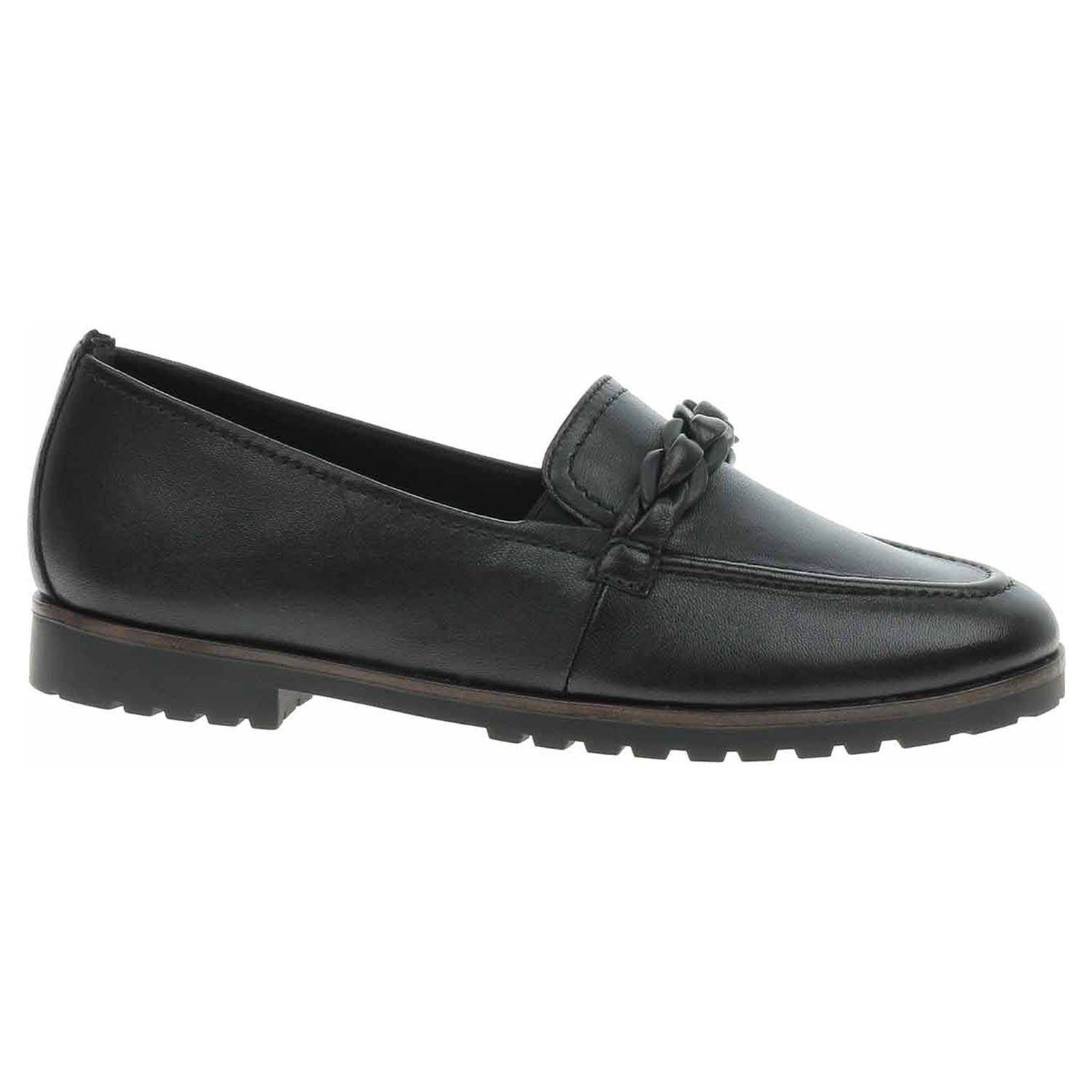 Ecco Dámské mokasiny Tamaris 1-24200-42 black leather 23001075
