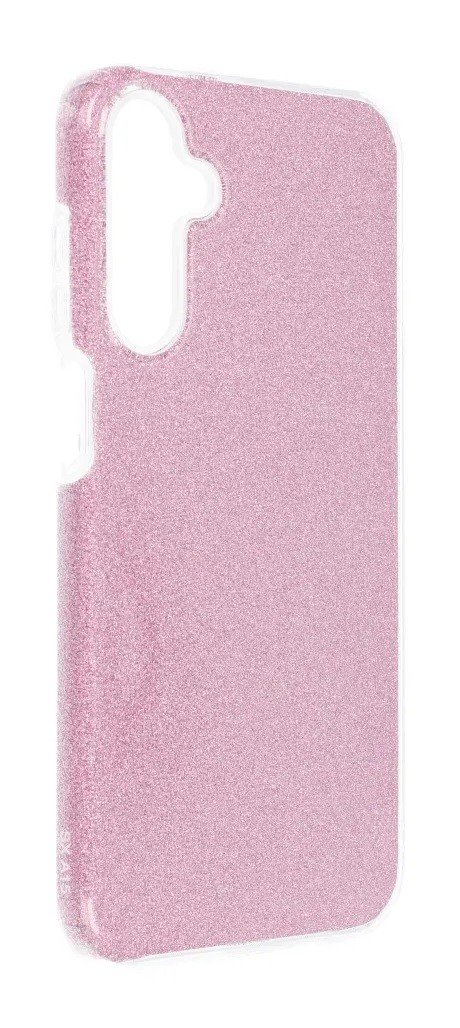 Kryt TopQ Samsung A15 glitter růžový 116282