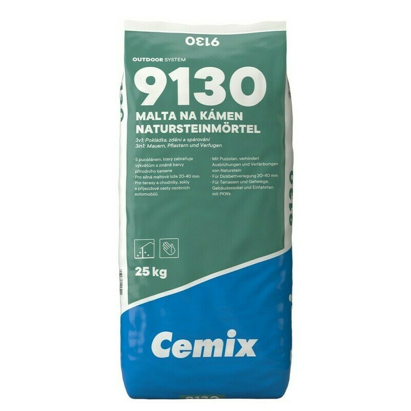 Malta na kámen Cemix 9130 25 kg