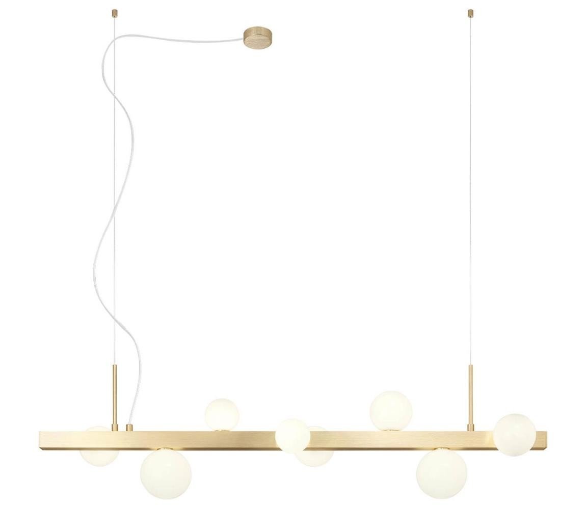 Redo Redo 01-2376 - Lustr na lanku GOJI 8xG9/28W/230V zlatá