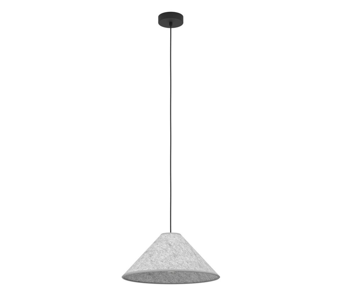 Eglo Eglo 43984 - Lustr na lanku ALSAGER 1xE27/40W/230V šedá