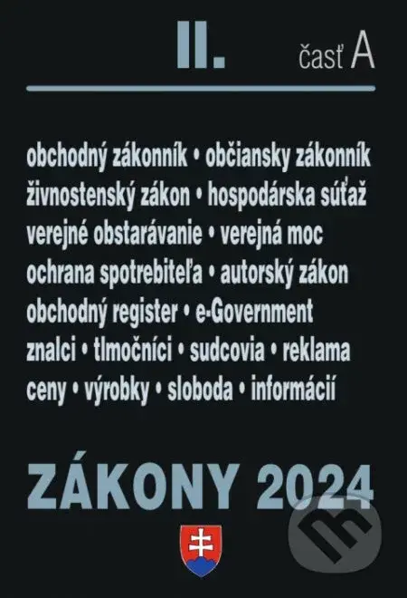Zákony 2024 II/A - Obchodné a občianske právo - Poradca s.r.o.