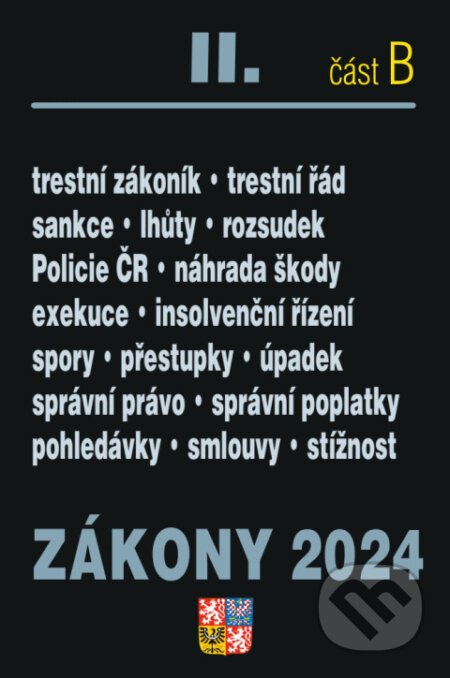 Zákony 2024 II/B - Trestní právo - Poradce s.r.o.