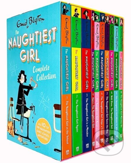 The Naughtiest Girl 10 copy slipcase - Enid Blyton