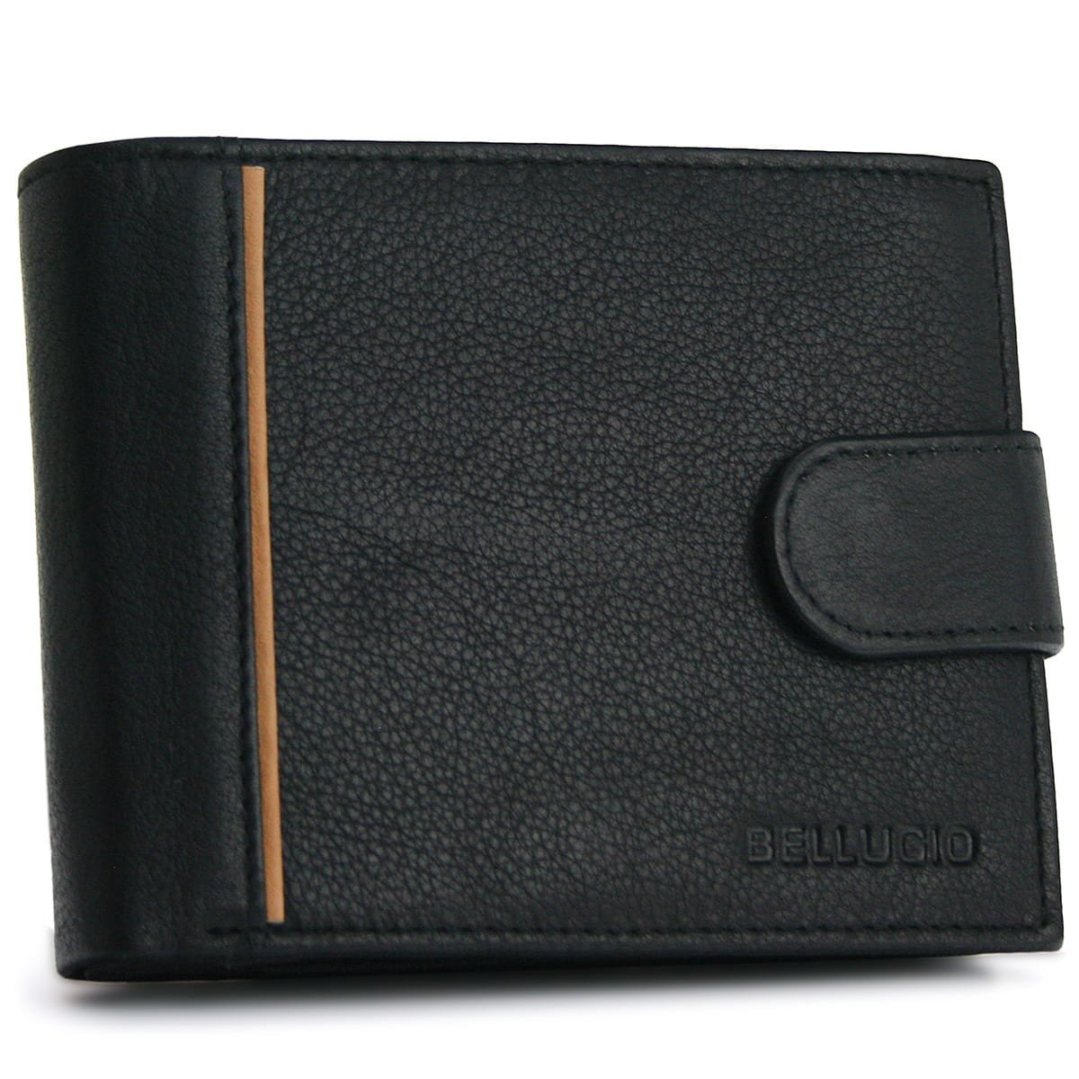 Pánská kožená peněženka černá - Bellugio Karter černá
