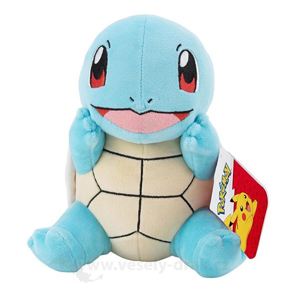 Pokémon plyšák Squirtle (sedící) 20 cm