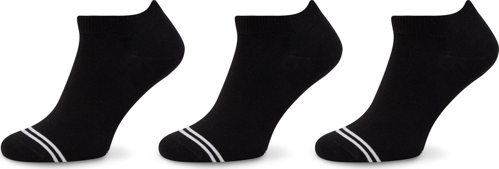Sada 3 párů dámských nízkých ponožek Pepe Jeans PMU30044 Black 999