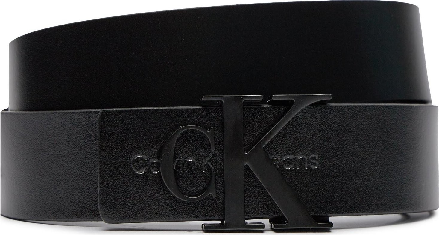 Dámský pásek Calvin Klein Jeans Monogram Hardware 30Mm K60K610281 Black/Black 01B