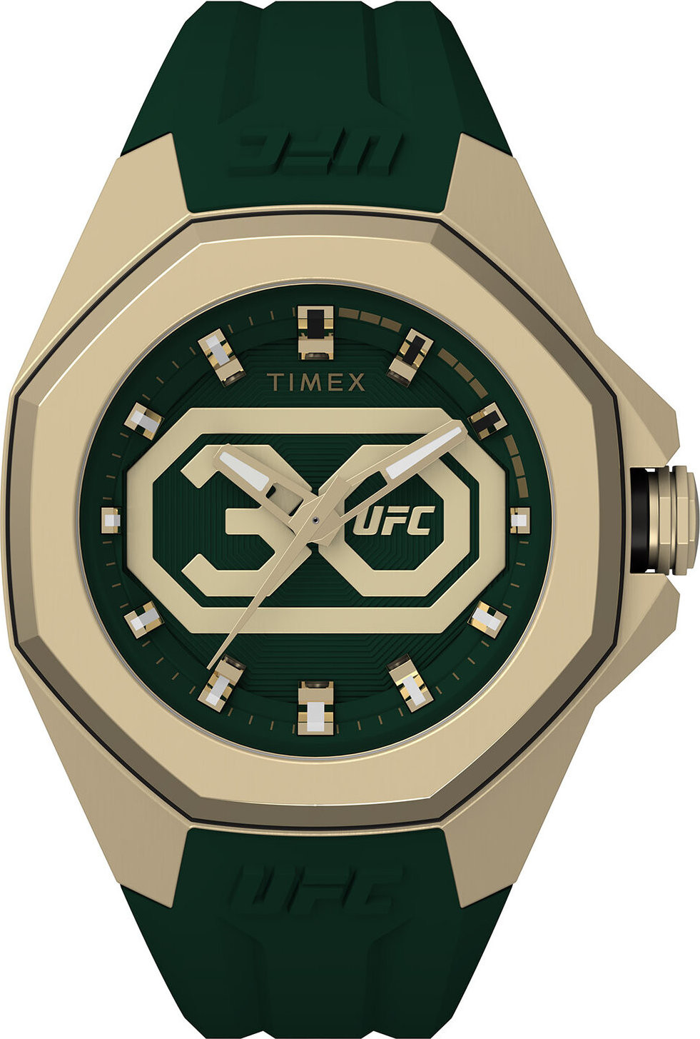 Hodinky Timex UFC Pro 30th Anniversary TW2V90100 Gold/Green