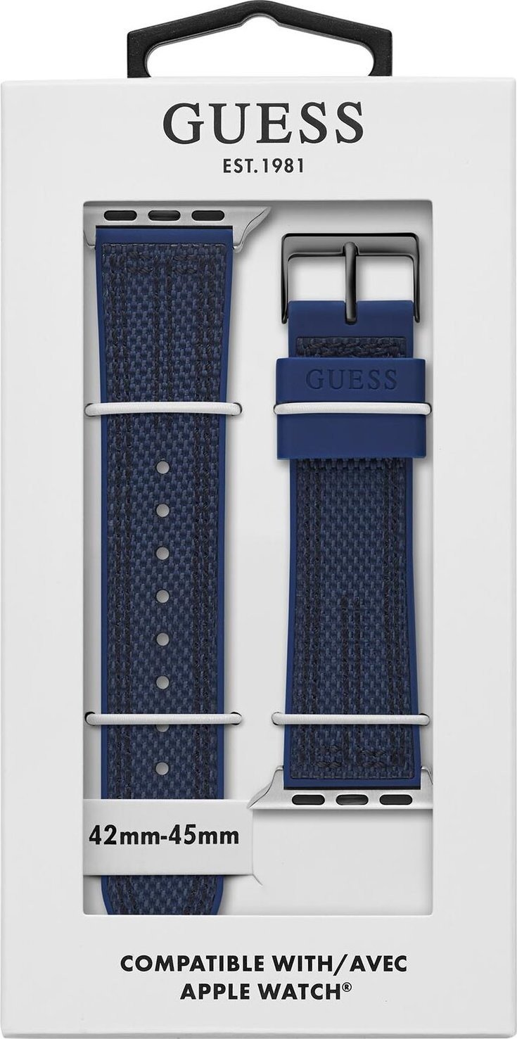 Vyměnitelný pásek do hodinek Apple Watch Guess CS3003S3 Navy