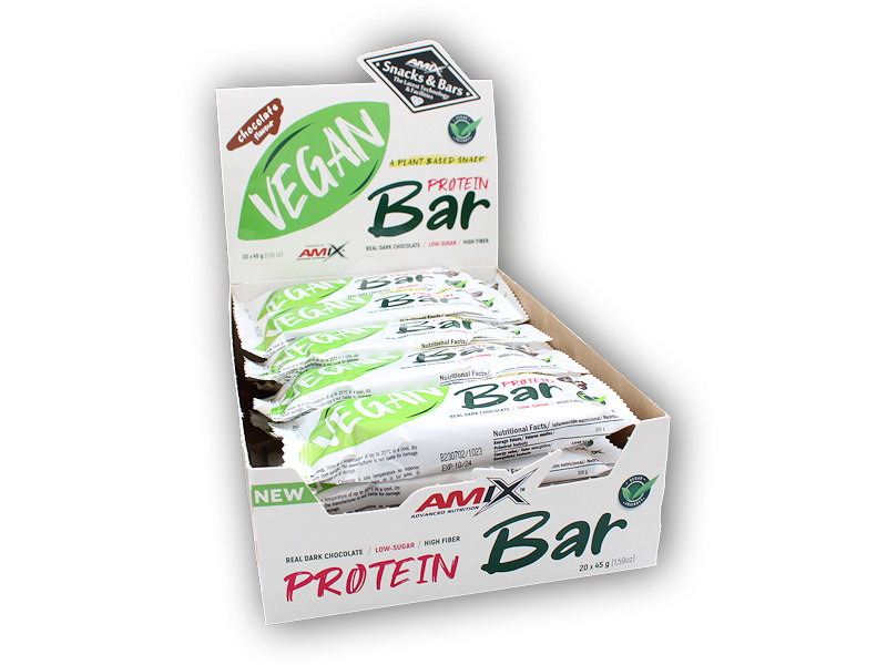 Amix 20x Vegan Protein Bar 40g Varianta: chocolate