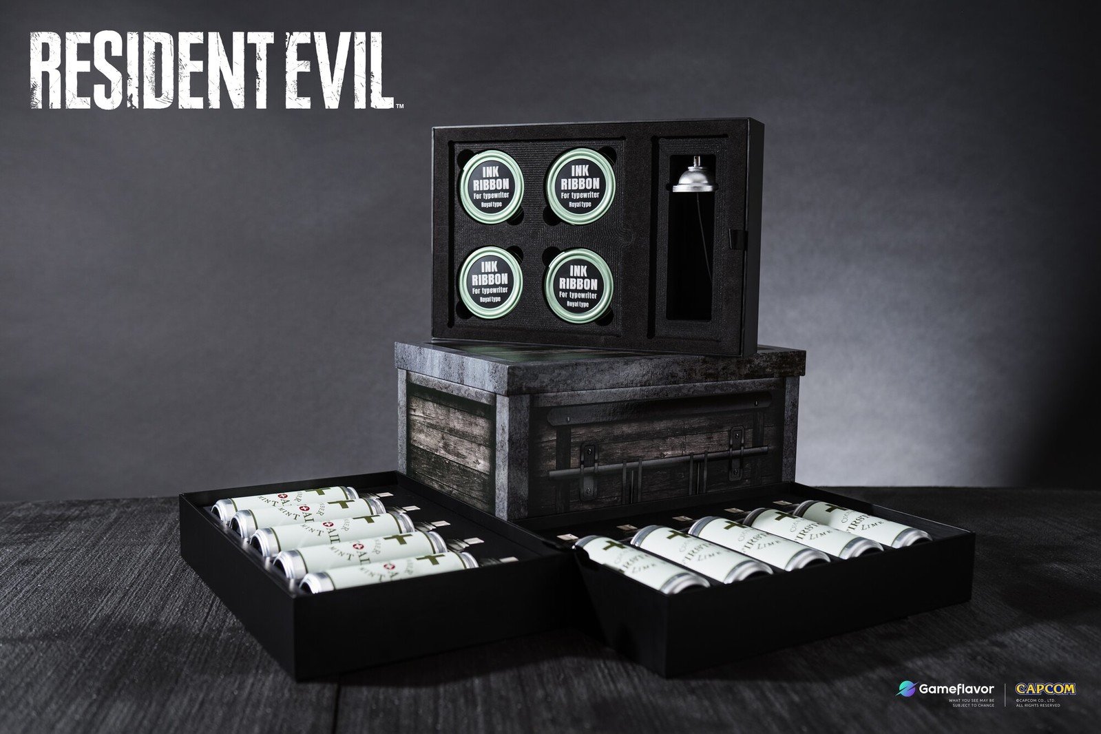 Replika Resident Evil - First Aid Drink Collector's Box (prémiové nápoje) - 04270001096579