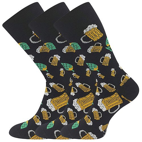 LONKA® ponožky Depate pivo 3 pár 39-42 118153