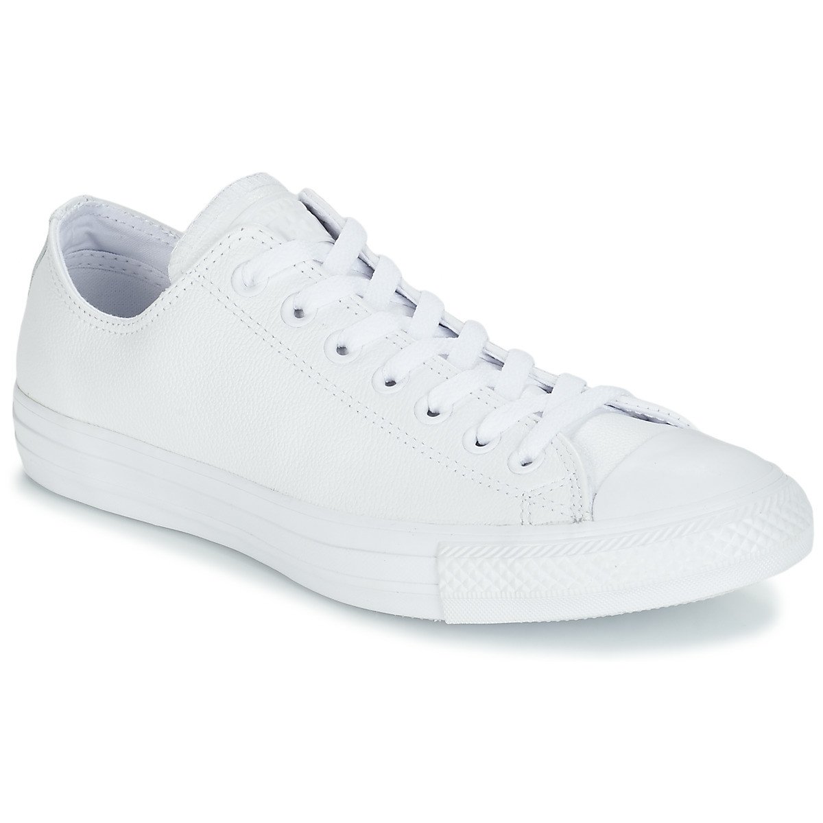 Converse  ALL STAR MONOCHROME CUIR OX  Bílá