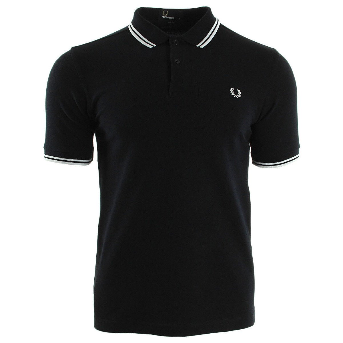 Fred Perry  SLIM FIT TWIN TIPPED  Tmavě modrá