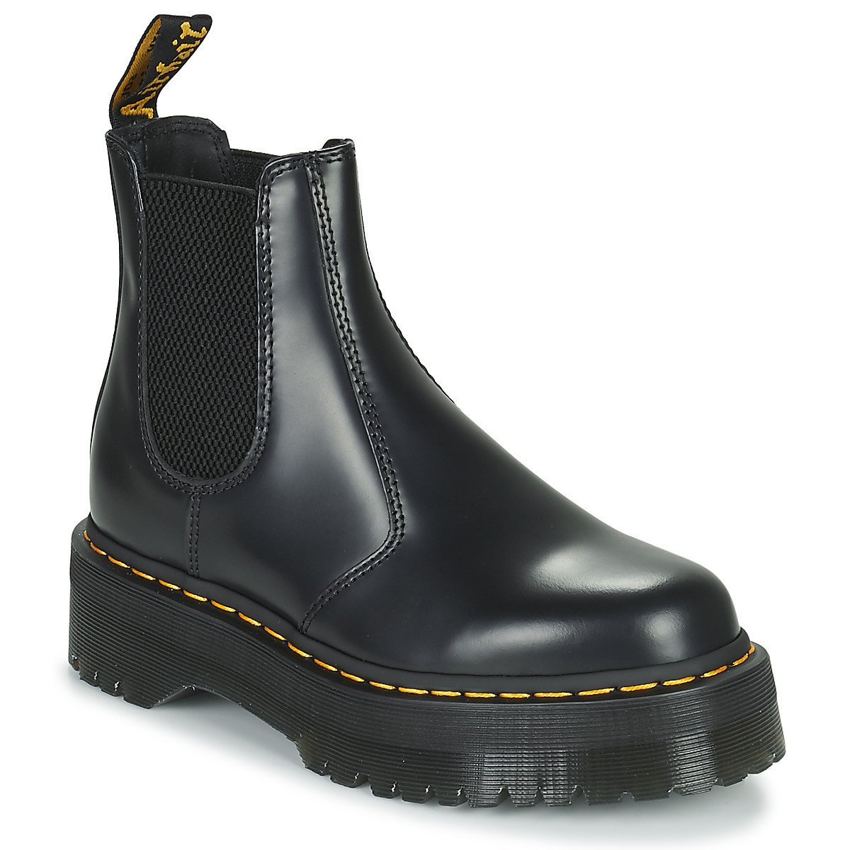 Dr. Martens  2976 Quad Polished Smooth  Černá