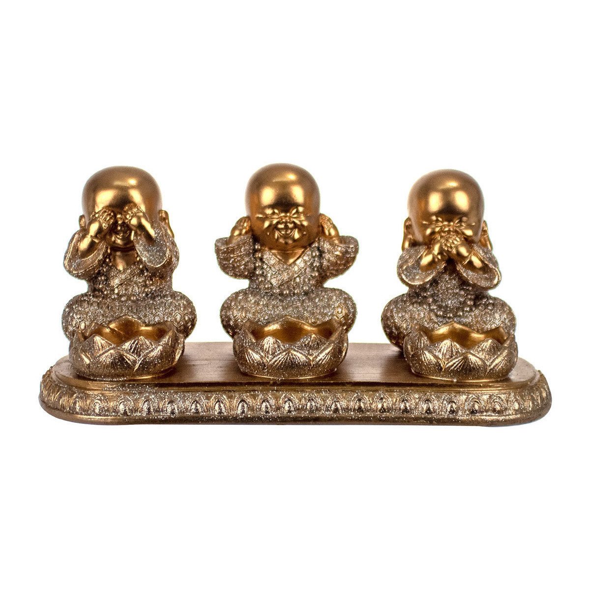 Signes Grimalt  Obrázek 3 Buddhas Set 3 U  Zlatá