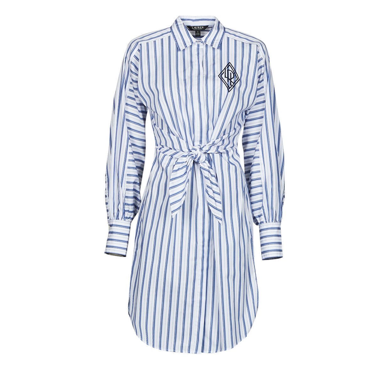 Lauren Ralph Lauren  ESSIEN-LONG SLEEVE-DAY DRESS  Modrá