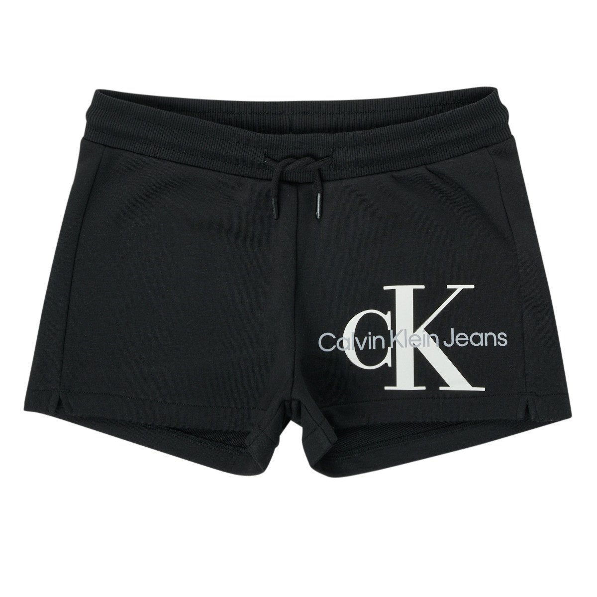 Calvin Klein Jeans  REFLECTIVE MONOGRAM SHORTS  Černá