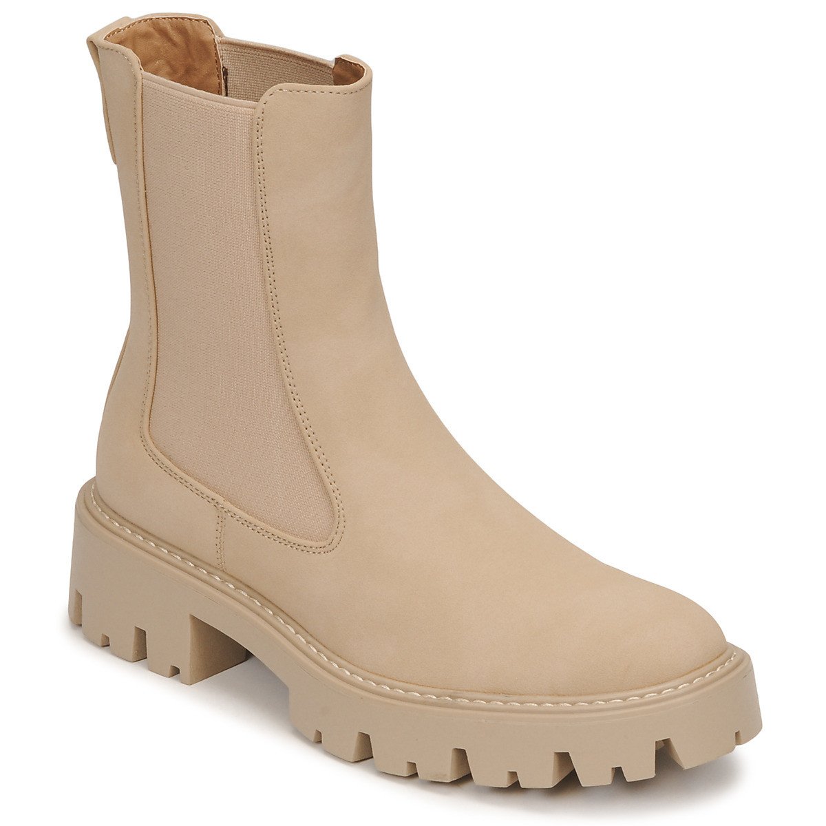 Only  ONLBETTY-1 NUBUCK PU BOOT  Hnědá