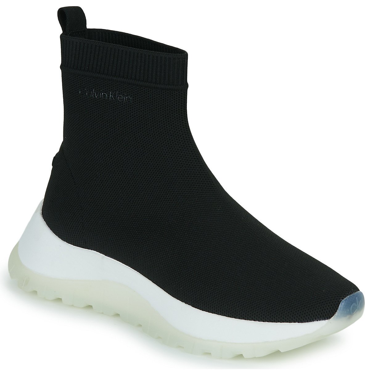 Calvin Klein Jeans  2 PIECE SOLE SOCK BOOT - KNIT  Černá