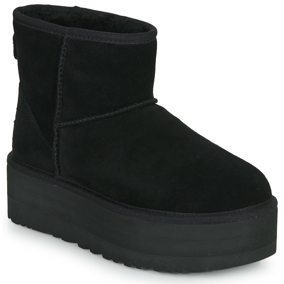 UGG  W CLASSIC MINI PLATFORM  Černá