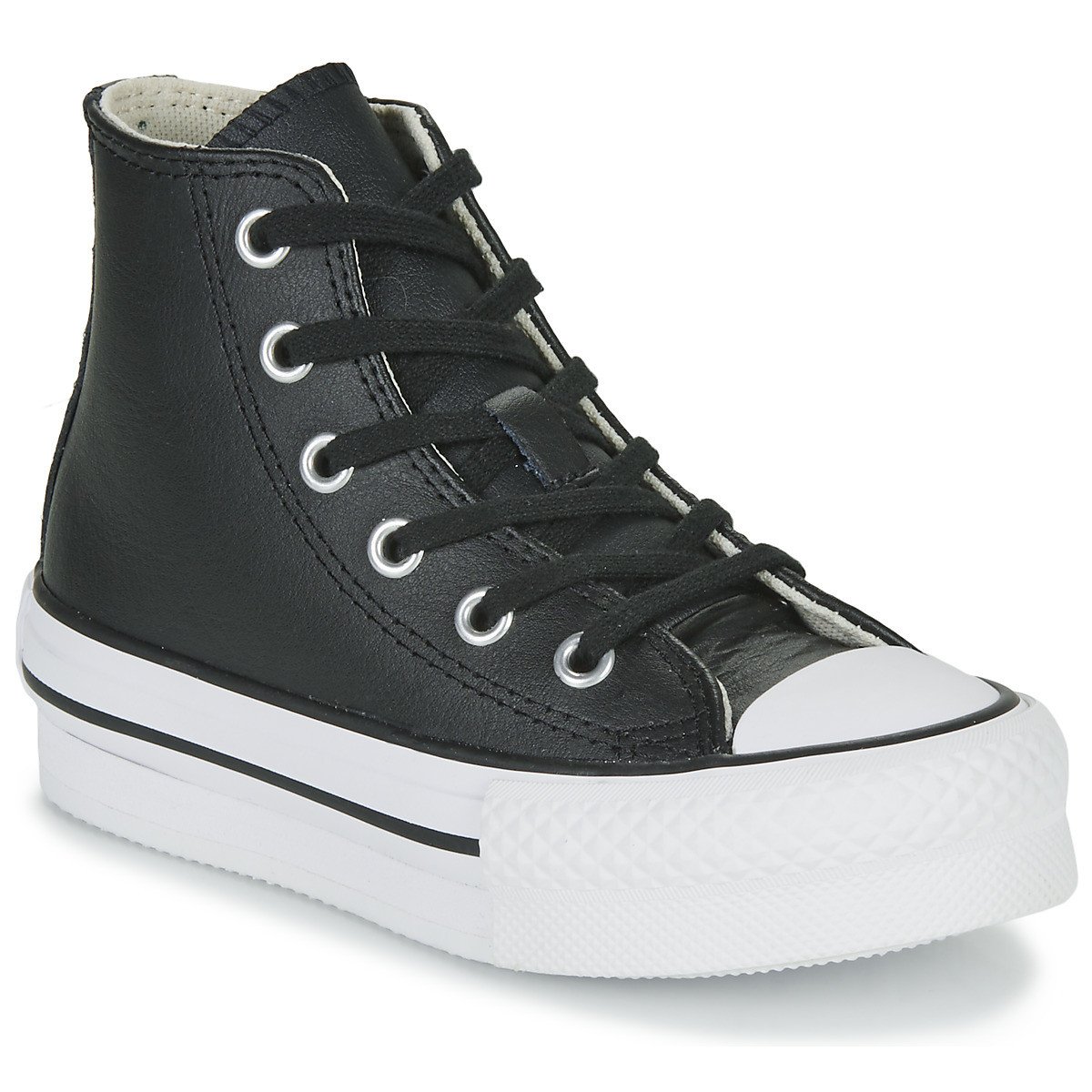 Converse  Chuck Taylor All Star Eva Lift Leather Foundation Hi  Černá