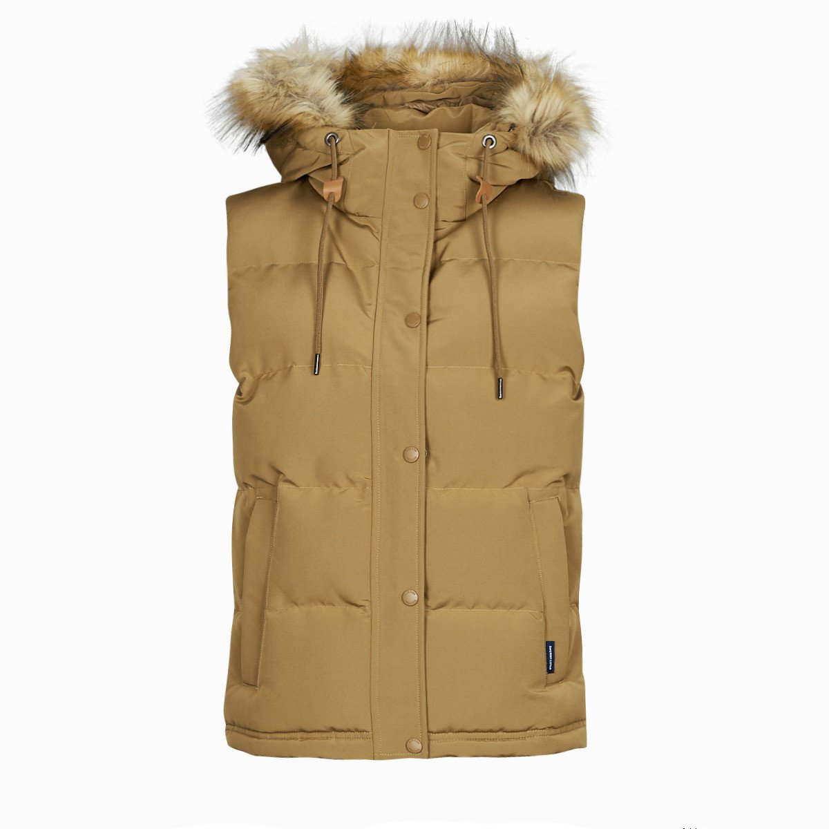 Superdry  VINTAGE EVEREST FAUX FUR GILET  Béžová