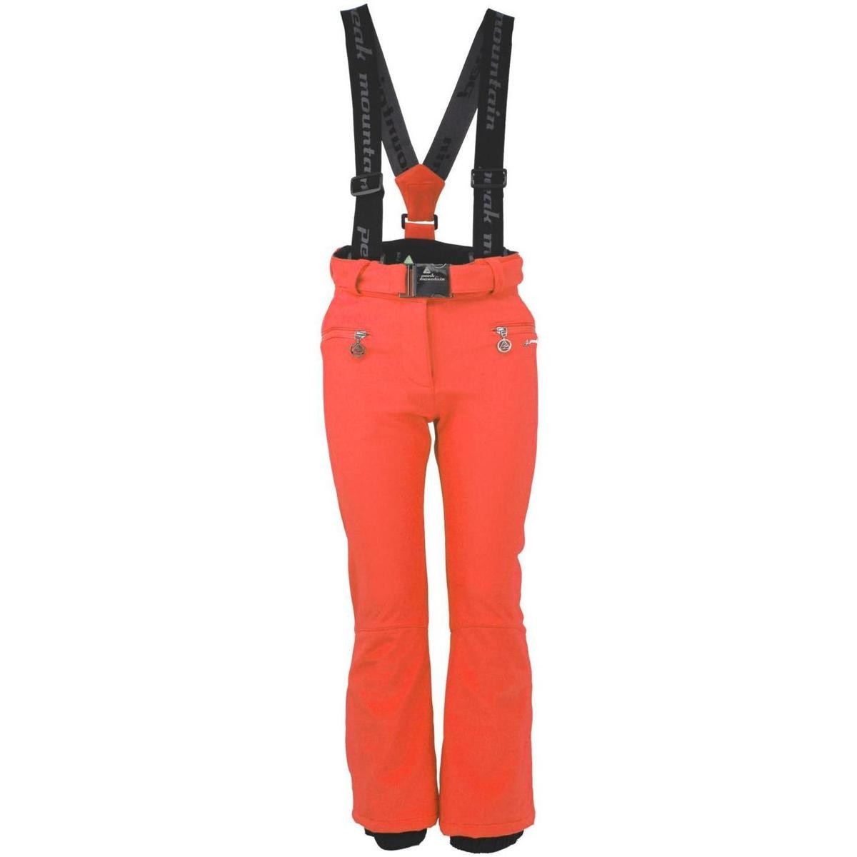 Peak Mountain  Pantalon de ski softshell fille GAFUZZA  Oranžová