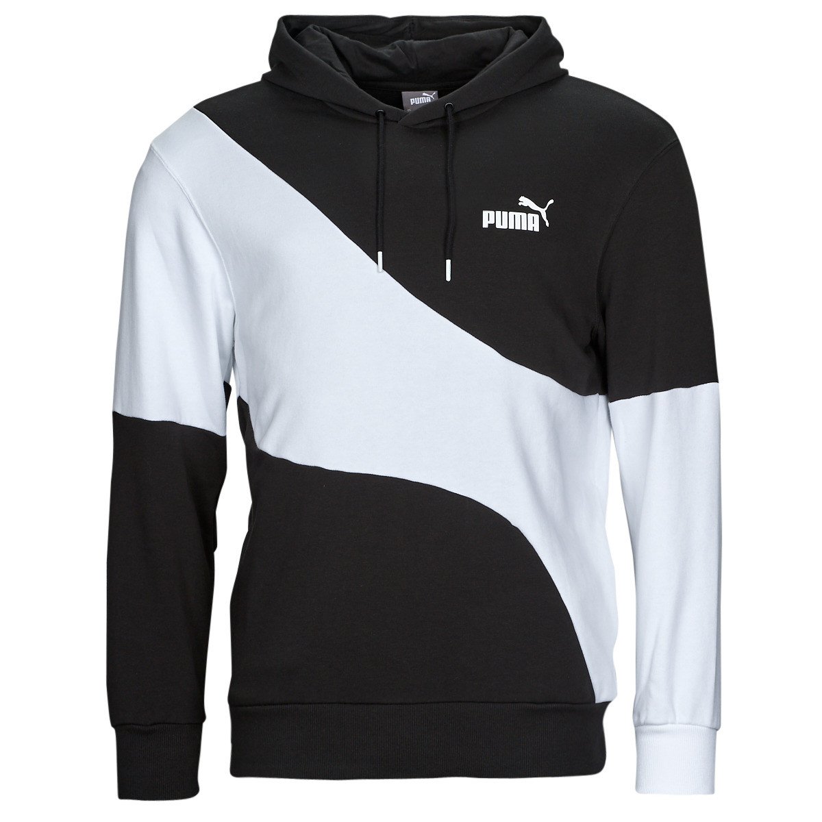Puma  PUMA POWER CAT HOODIE  Černá