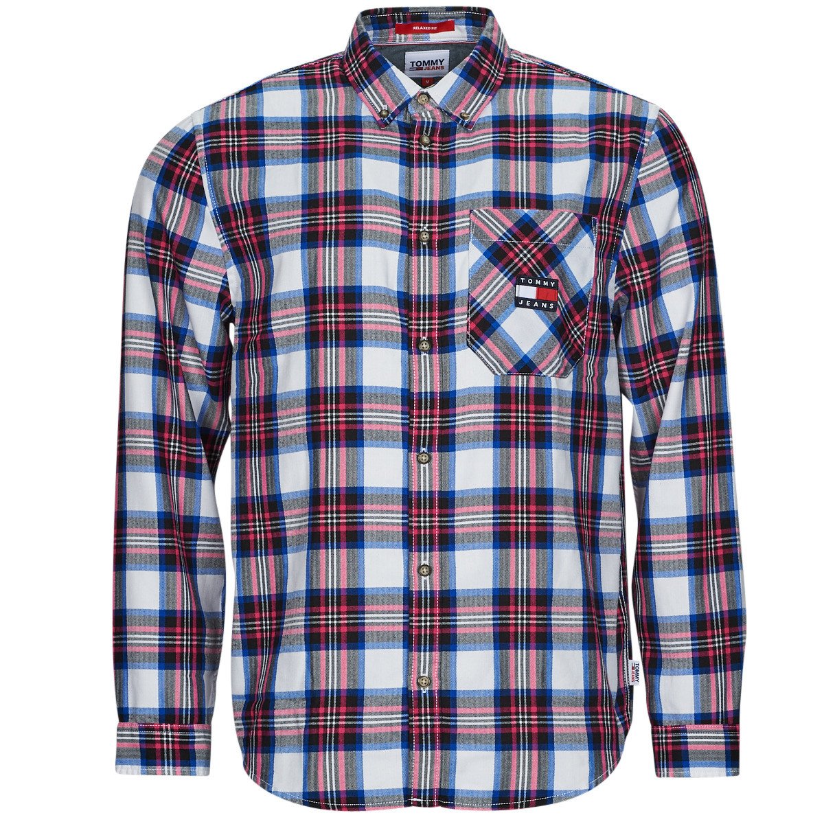 Tommy Jeans  TJM RELAXED FLANNEL SHIRT  ruznobarevne