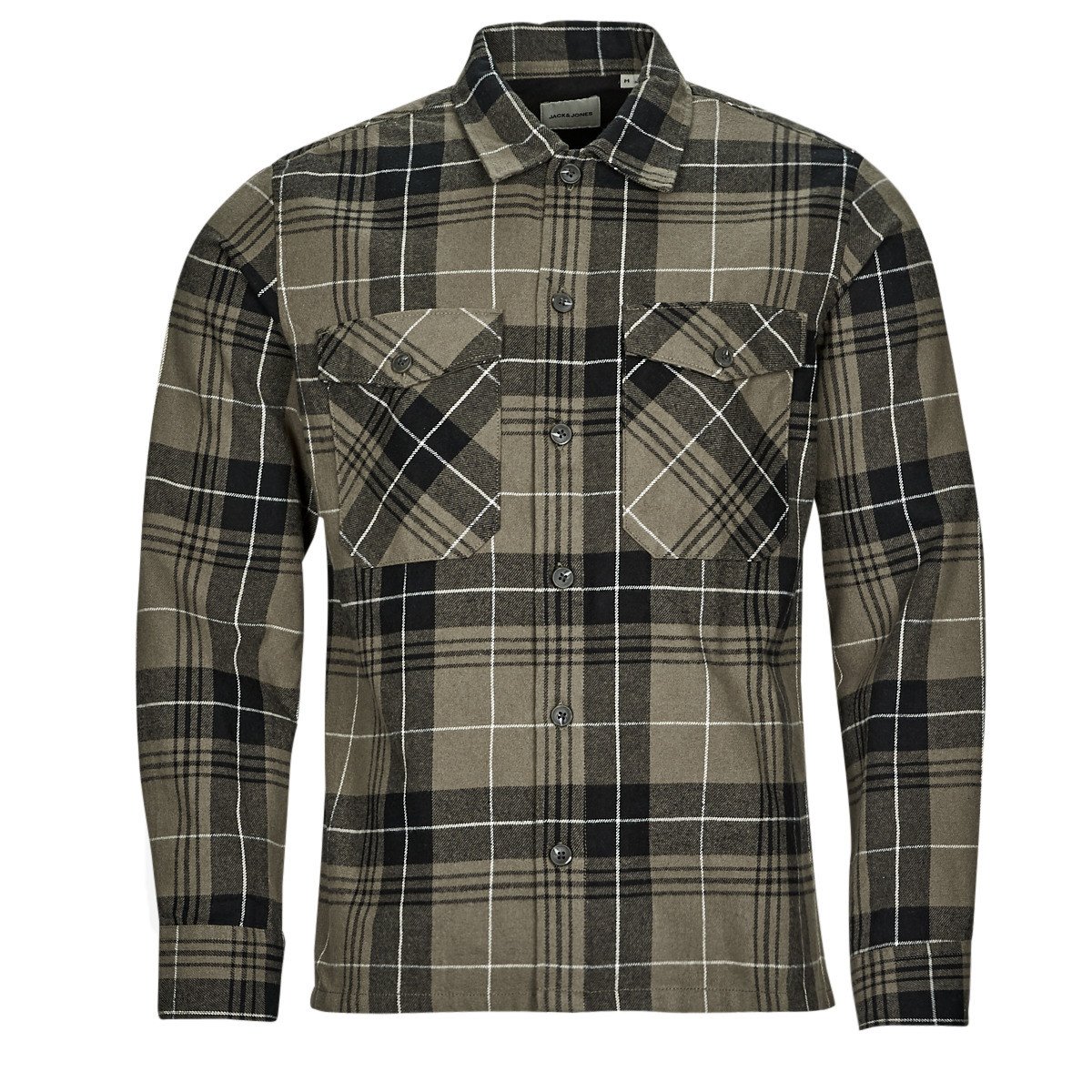 Jack & Jones  JJEJAY OVERSHIRT L/S  Zelená