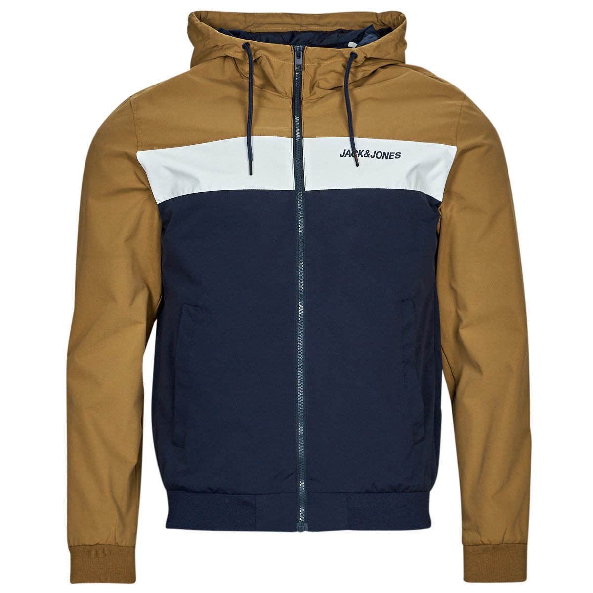 Jack & Jones  JJERUSH HOOD BOMBER  ruznobarevne