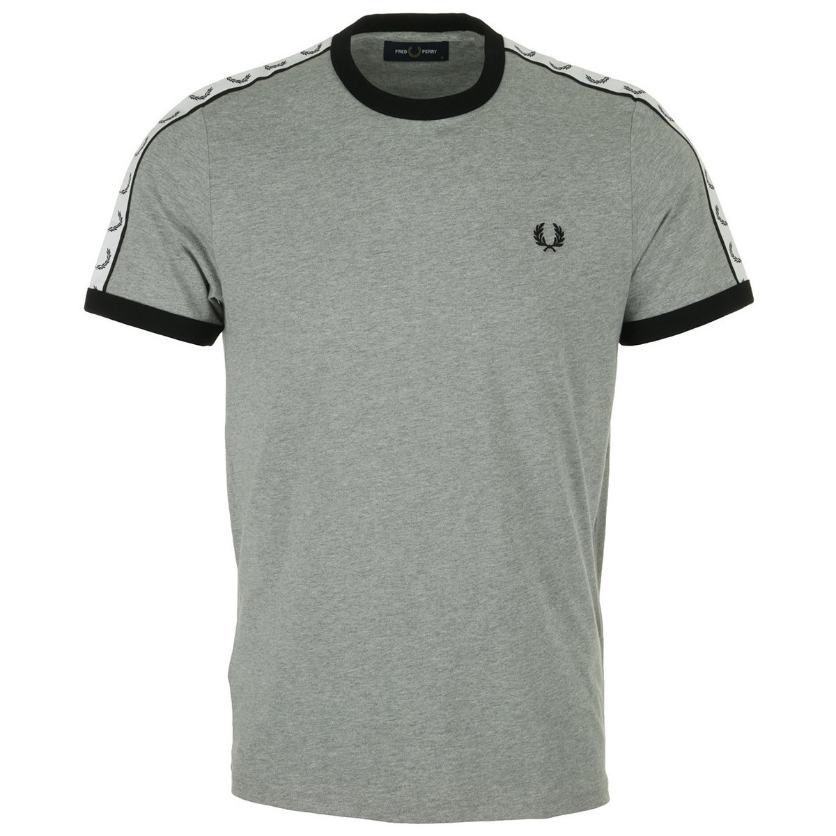 Fred Perry  Tapped Ringer T-Shirt  Šedá