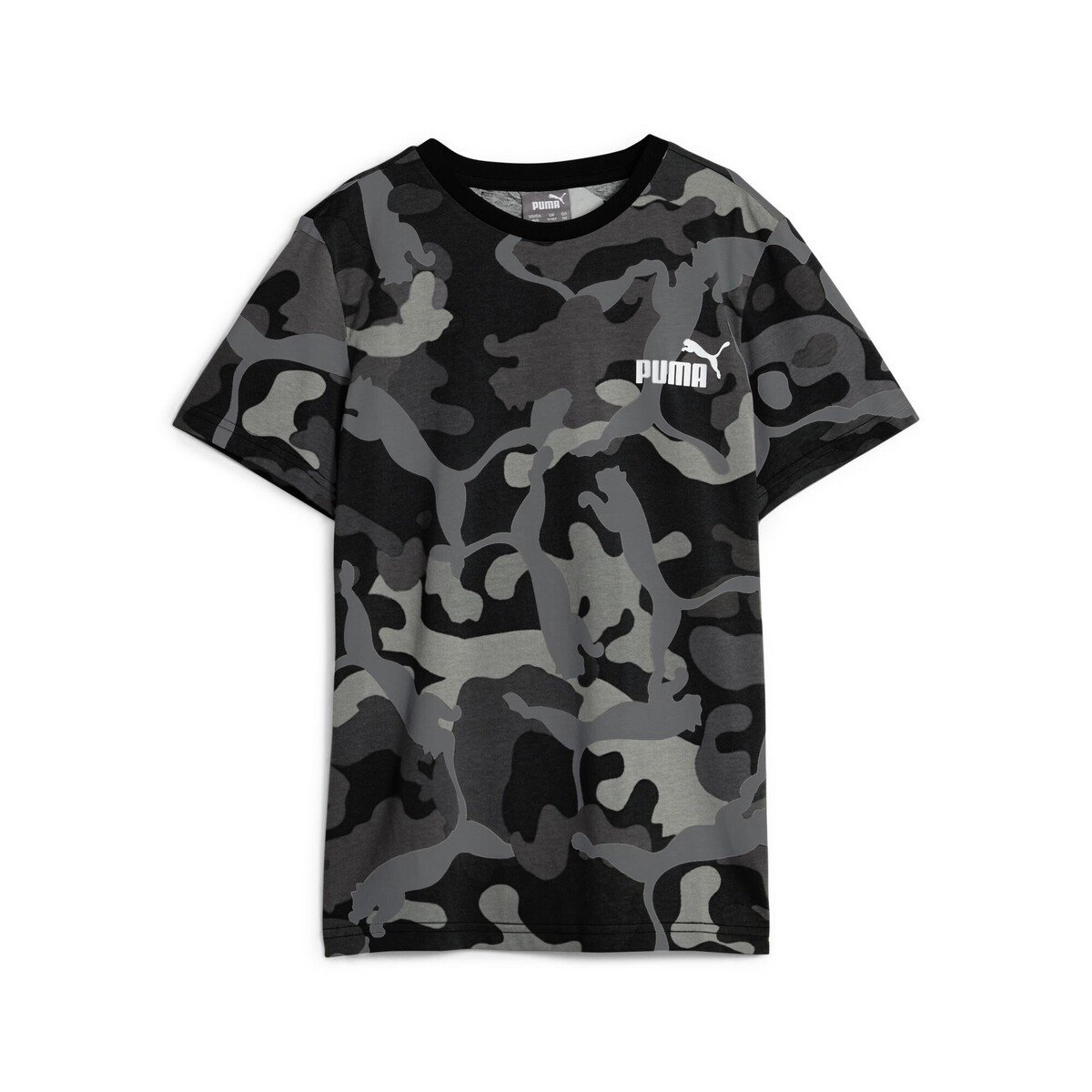 Puma  ESS+ CAMO TEE B  Černá