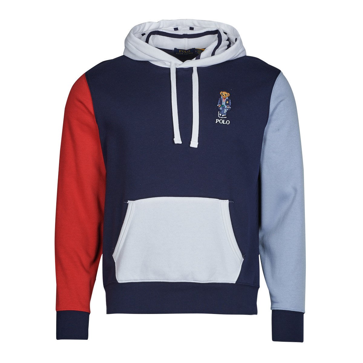 Polo Ralph Lauren  SWEATSHIRT CAPUCHE COLORBLOCK BEAR BRODé  ruznobarevne