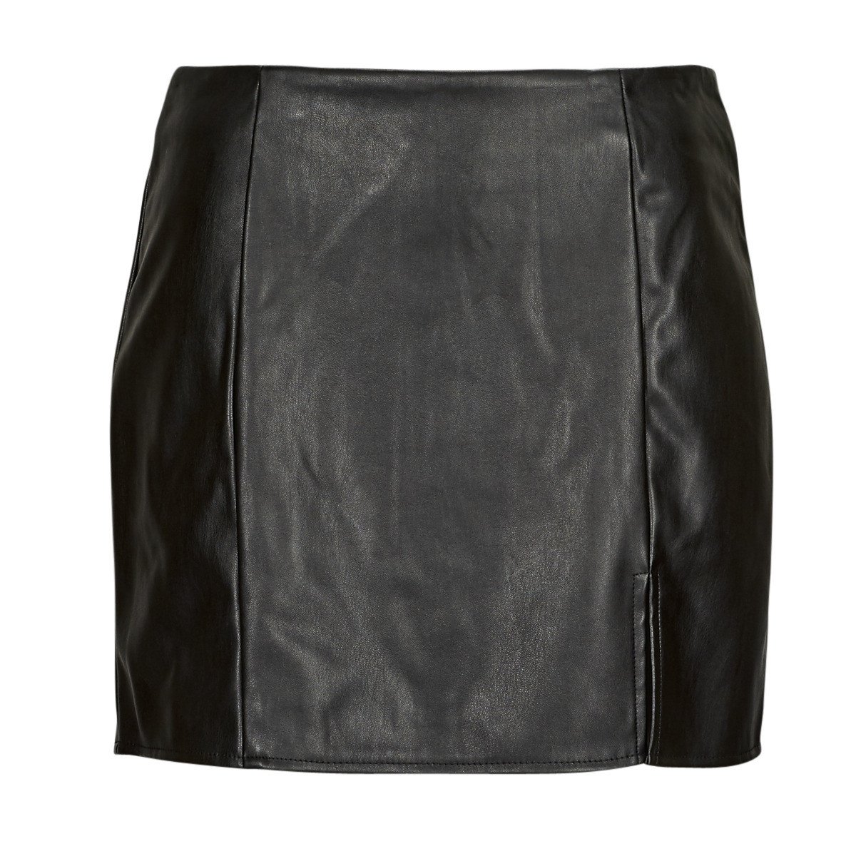 Only  ONLLENI FAUX LEATHER SLIT SKIRT PNT  Černá