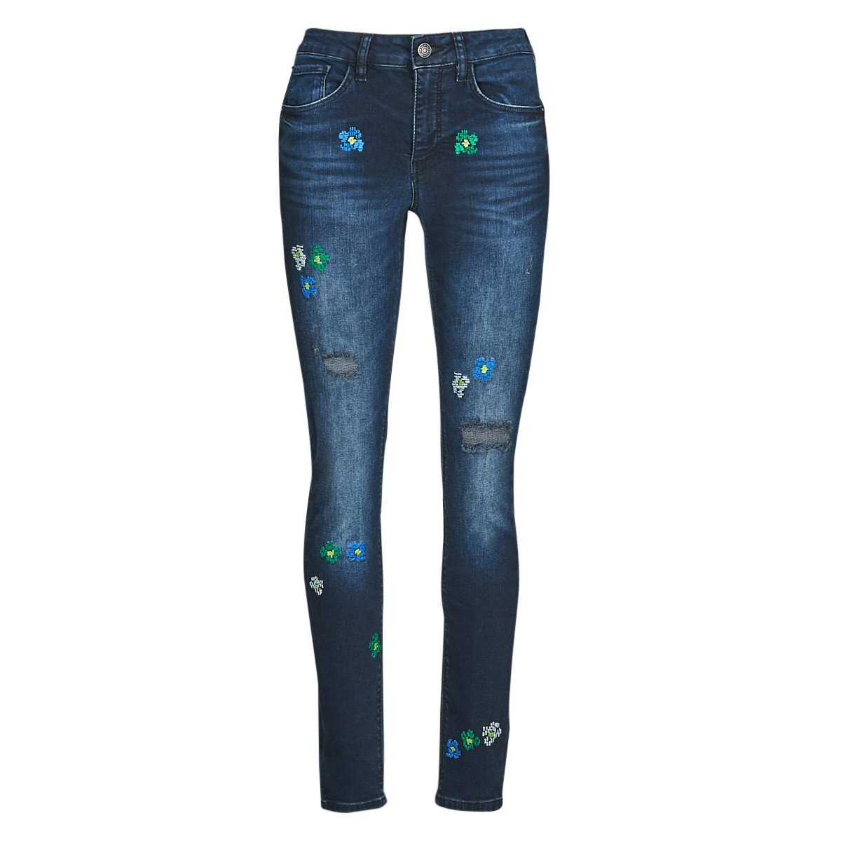 Desigual  DENIM BRUSELAS  Modrá