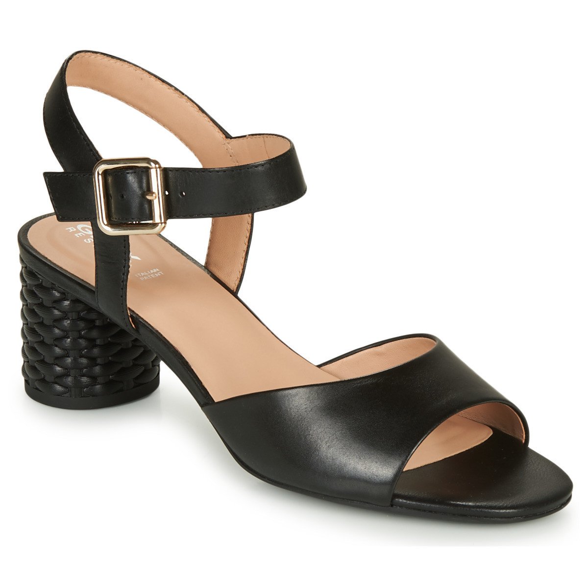 Geox  D ORTENSIA MID SANDA  Černá