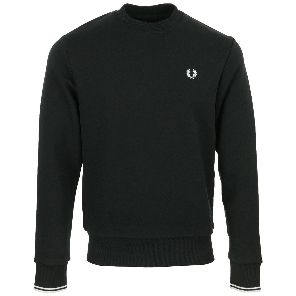 Fred Perry  Crew Neck Sweatshirt  Černá