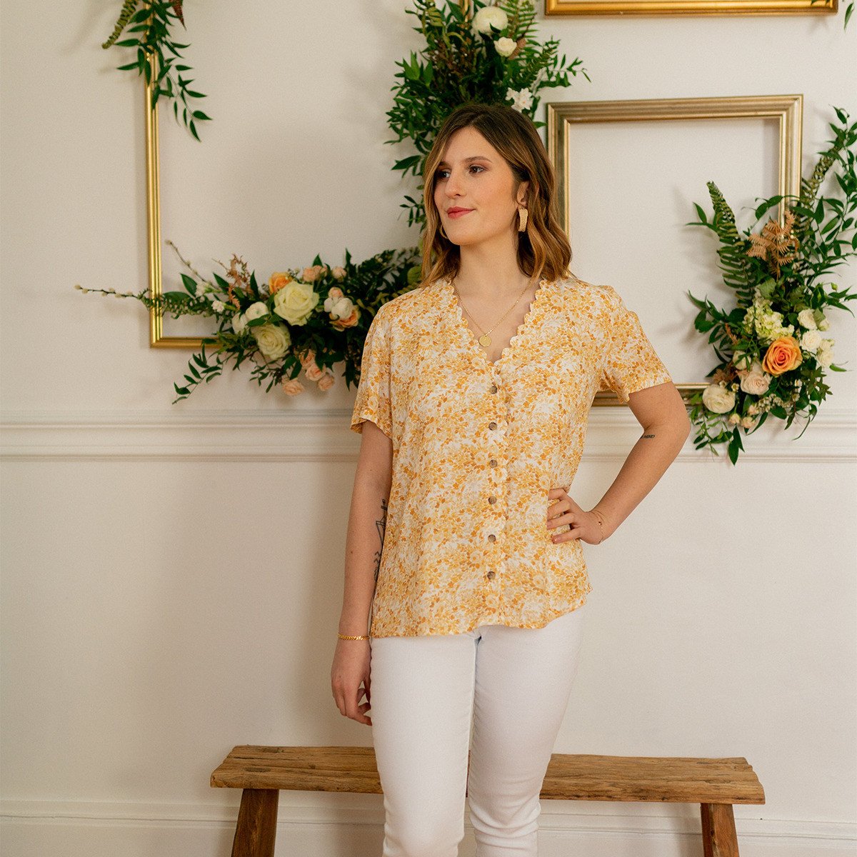 Céleste  MESANGE  Žlutá