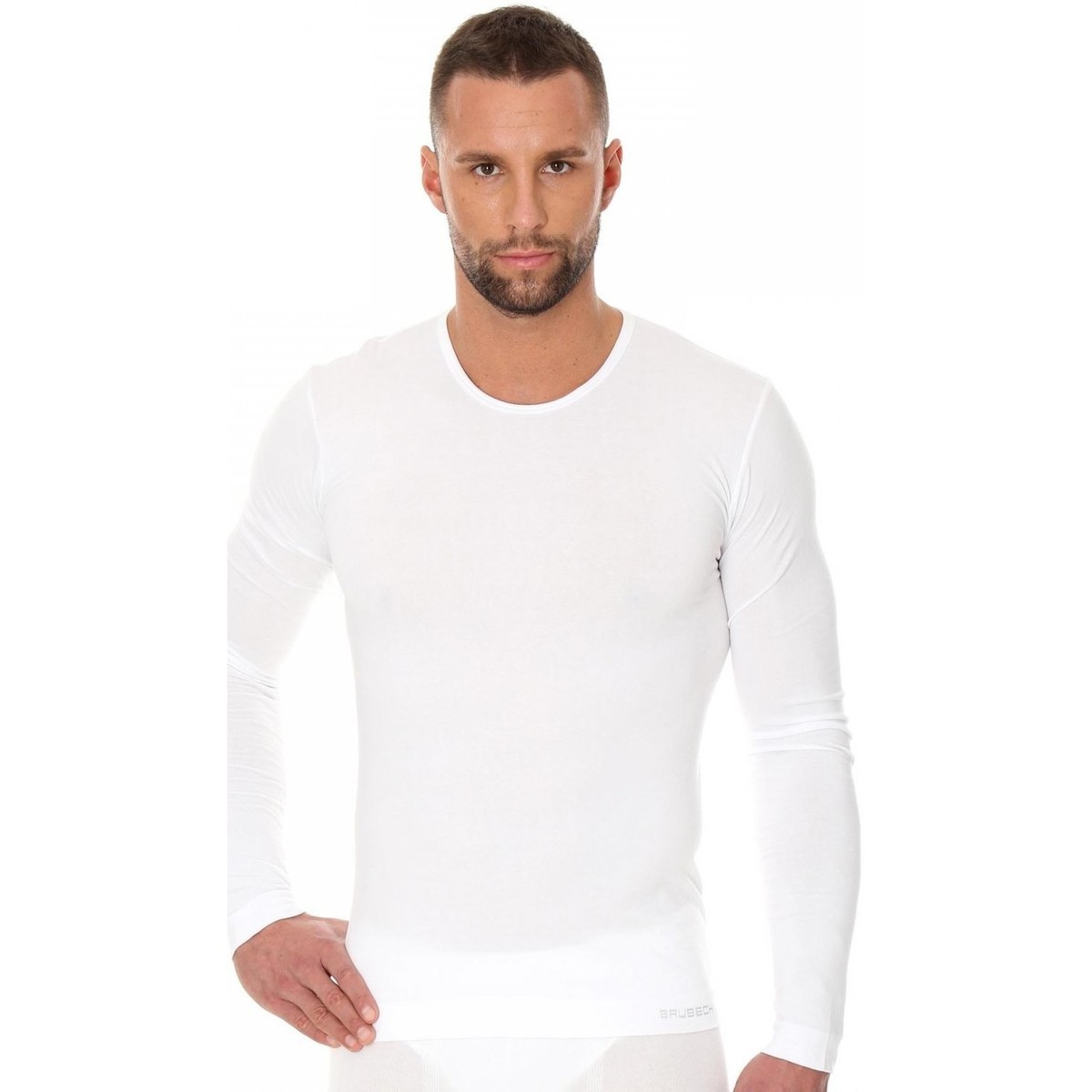Brubeck  Pánské tričko 1120 white  ruznobarevne