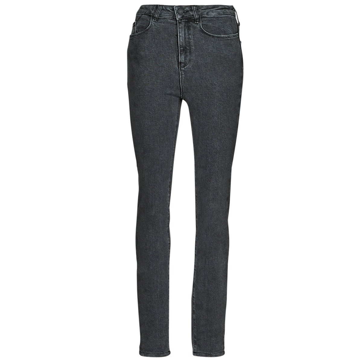 Karl Lagerfeld  KLXCD SKINNY DENIM PANTS  Šedá