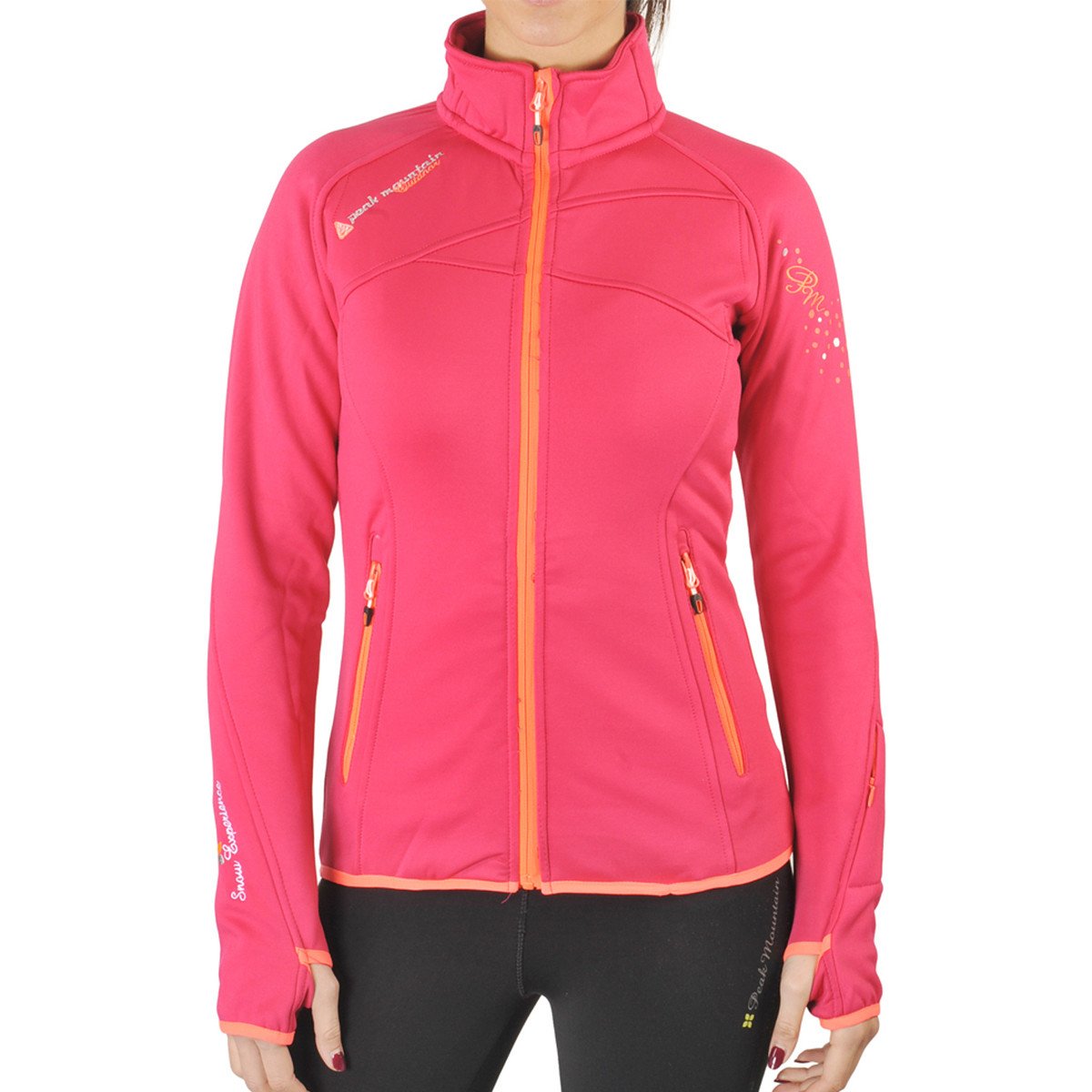 Peak Mountain  Blouson polarshell femme ACLIMATE  Růžová