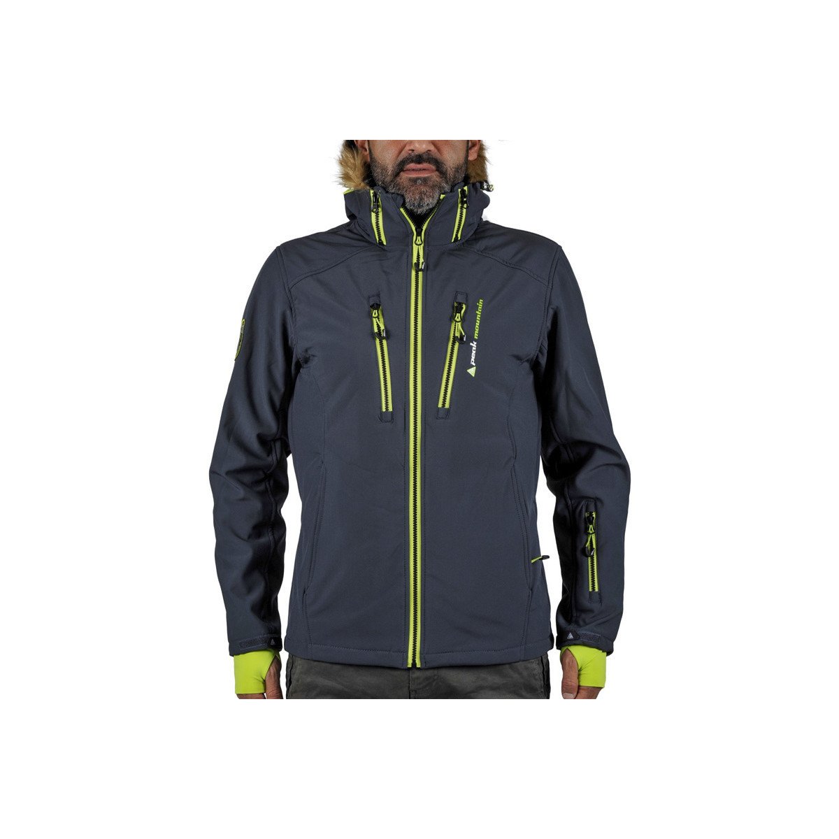 Peak Mountain  Blouson de ski homme CASADA  Šedá