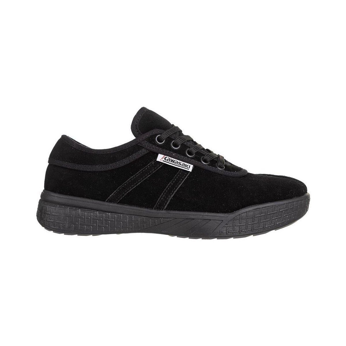 Kawasaki  Leap Suede Shoe K204414 1001S Black Solid  Černá