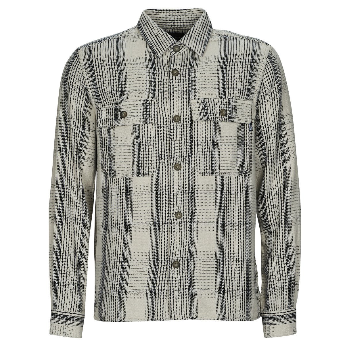 Only & Sons   ONSSCOTT LS CHECK FLANNEL OVERSHIRT 4162  Černá