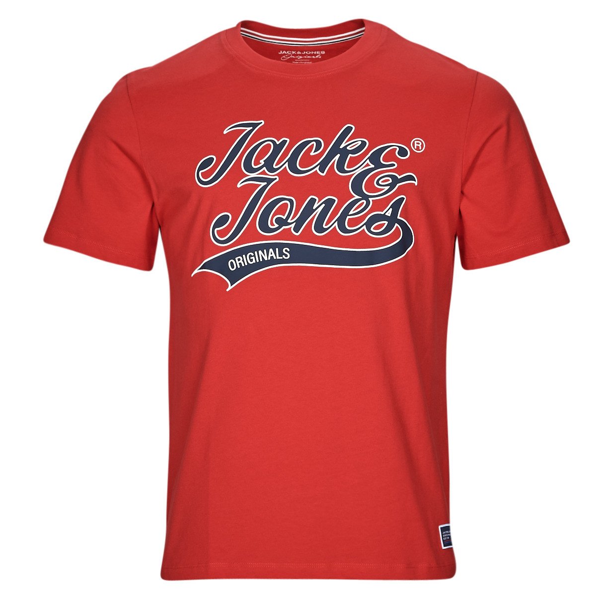 Jack & Jones  JORTREVOR UPSCALE SS TEE CREW NECK  Červená