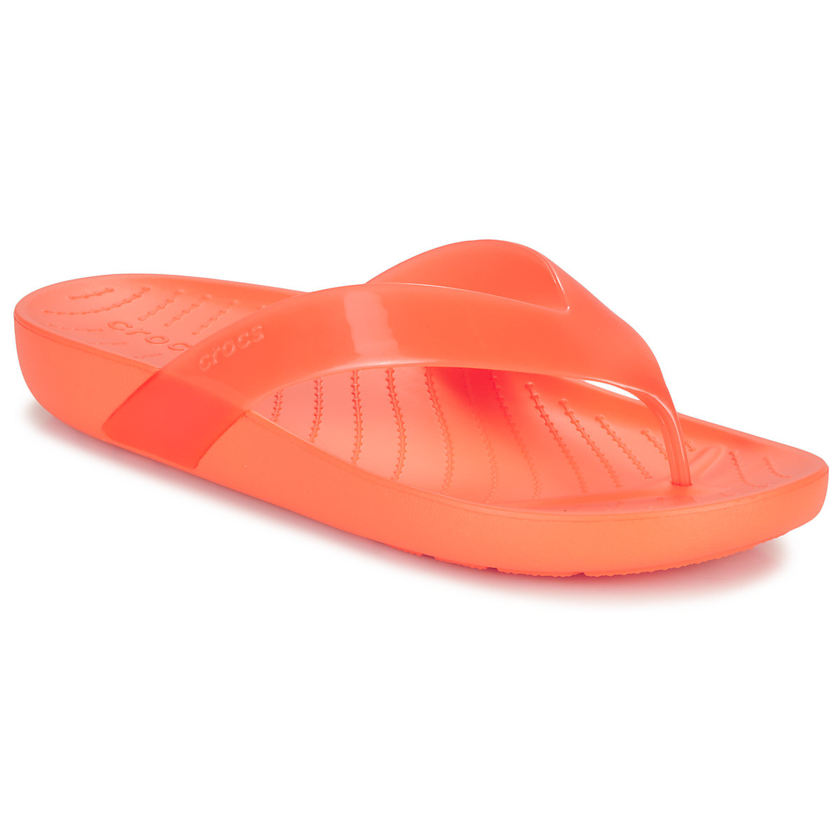 Crocs  Crocs Splash Glossy Flip  Oranžová